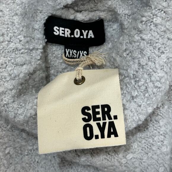 SER.O.YA Frost Poncho SZ XS Silver $348 - Picture 12 of 14